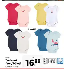 Lidl Body-uri fete / băieți Ofertă