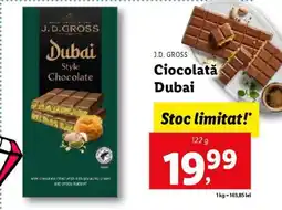 Lidl J.D. Gross Ciocolată Dubai Ofertă