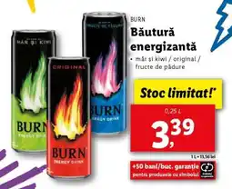 Lidl Băutură energizantă Burn Ofertă