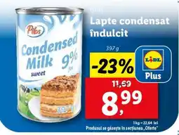 Lidl Lapte condensat îndulcit PILOS Ofertă