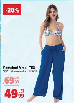 Carrefour Pantaloni femei TEX Ofertă