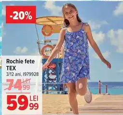 Carrefour Rochie fete, TEX Ofertă