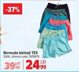 Carrefour Bermude bărbați, TEX Ofertă