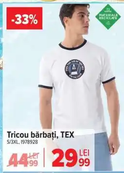 Carrefour Tricou bărbați, TEX Ofertă