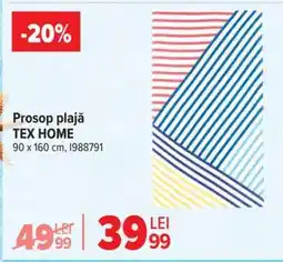 Carrefour Prosoape plajă TEX HOME Ofertă