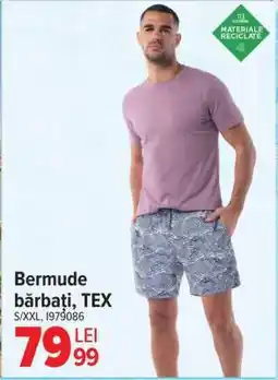 Carrefour Bermude bărbați, TEX Ofertă
