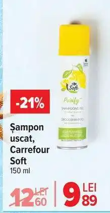 Carrefour Șampon uscat, Carrefour Soft 150 ml Ofertă