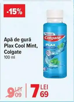 Carrefour Apă de gură Plax Cool Mint, Colgate Ofertă