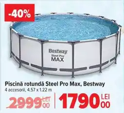 Carrefour Piscină rotundă Steel Pro Max, Bestway Ofertă