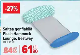 Carrefour Saltea gonflabilă Plush Hammock Lounge, Bestway Ofertă