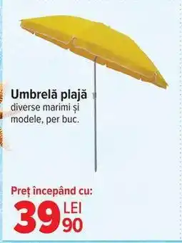 Carrefour Umbrelă plajă Ofertă