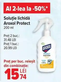 Carrefour Soluție lichidă Aroxol Protect Ofertă