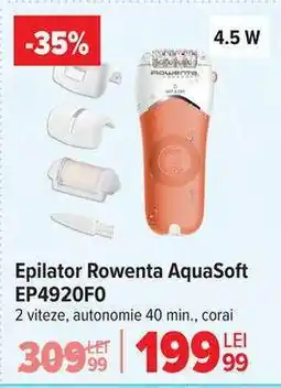 Carrefour Epilator Rowenta AquaSoft EP4920F0 Ofertă