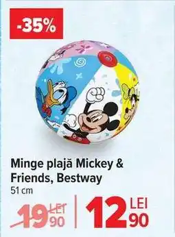 Carrefour Minge plajă Mickey & Friends, Bestway Ofertă