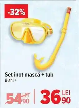Carrefour Set înot mască + tub Ofertă