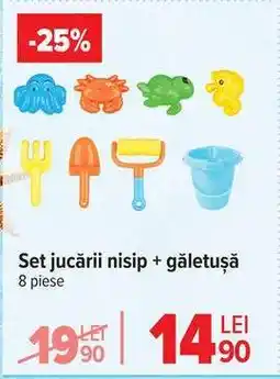 Carrefour Set jucării nisip + găletușă Ofertă