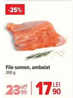 Carrefour File somon, ambalat Ofertă