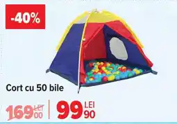 Cort cu 50 bile