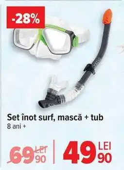 Carrefour Set înot surf, mască + tub Ofertă