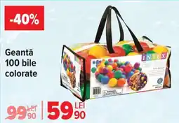 Carrefour Geantă 100 bile colorate Ofertă