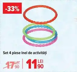 Carrefour Set 4 piese Inel de activități Ofertă