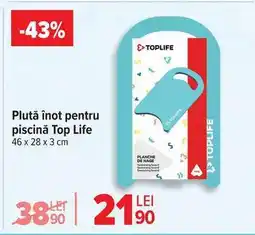 Carrefour Plută înot pentru piscină Top Life Ofertă