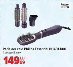Carrefour Perie aer cald Philips Essential BHA313/00 Ofertă