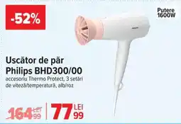 Carrefour Uscător de păr Philips BHD300/00 Ofertă