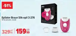 Carrefour Epilator Braun Silk-epil 3-276 Ofertă