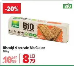 Carrefour Biscuiți 4 cereale Bio Gullon Ofertă