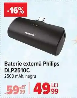 Carrefour Baterie externă Philips DLP2510C Ofertă