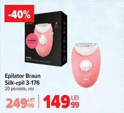 Carrefour Epilator Braun Silk-epil 3-176 Ofertă