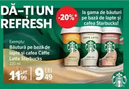 Carrefour Băuturi pe bază de lapte și cafea Starbucks Ofertă