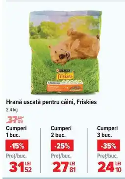Carrefour Hrană uscată pentru câini Friskies Ofertă