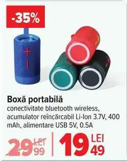 Carrefour Boxă portabilă Ofertă