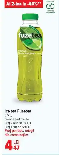 Carrefour Ice Tea Fuzetea Ofertă