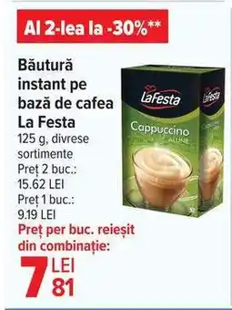 Carrefour Băutură instant pe bază de cafea La Festa Ofertă
