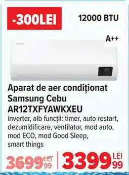 Carrefour Aparat de aer condiționat Samsung Cebu AR12TXFYAWKXEU Ofertă