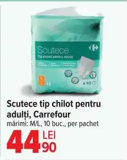 Carrefour Scutece tip chilot pentru adulți, Carrefour Ofertă