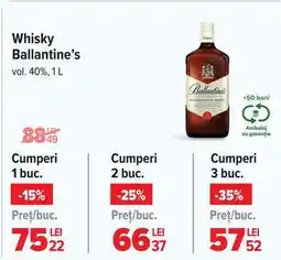 Carrefour Whisky Ballantine's Ofertă