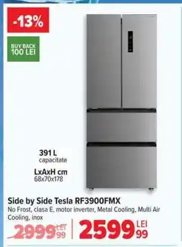 Carrefour Side by Side Tesla RF3900FMX Ofertă