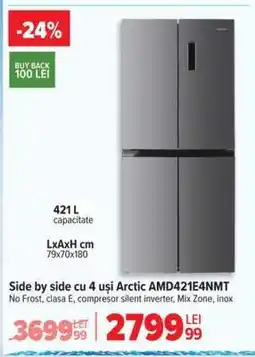 Carrefour Side by side cu 4 uși Arctic AMD421E4NMT Ofertă