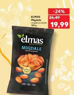 Kaufland ELMAS Migdale coapte și sărate 140 g Ofertă