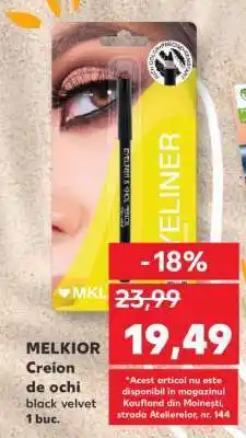 Kaufland MELKIOR Creion de ochi black velvet Ofertă