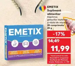 Kaufland EMETIX Supliment alimentar Ofertă