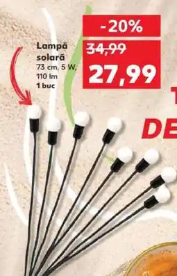 Kaufland Lampă solară Ofertă