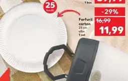 Kaufland Farfurii carton Ofertă