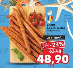 Kaufland SABIN Cârnați subțiri fierți afumați Ofertă