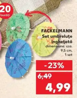 Kaufland FACKELMANN Set umbreluțe înghețată Ofertă