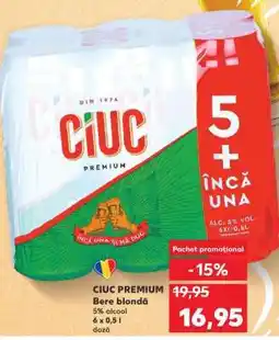 Kaufland CIUC PREMIUM Bere blondă Ofertă